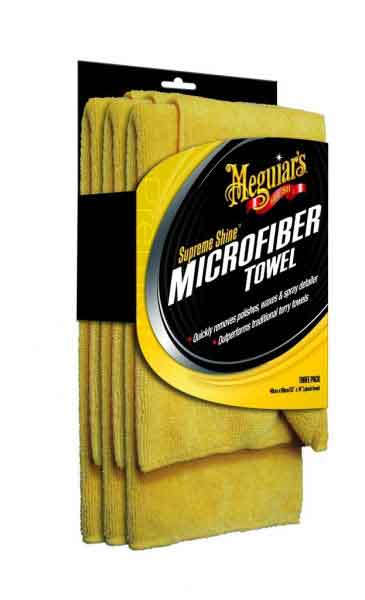 Meguiars Supreme Shine Microfiber Towel 3-Pack